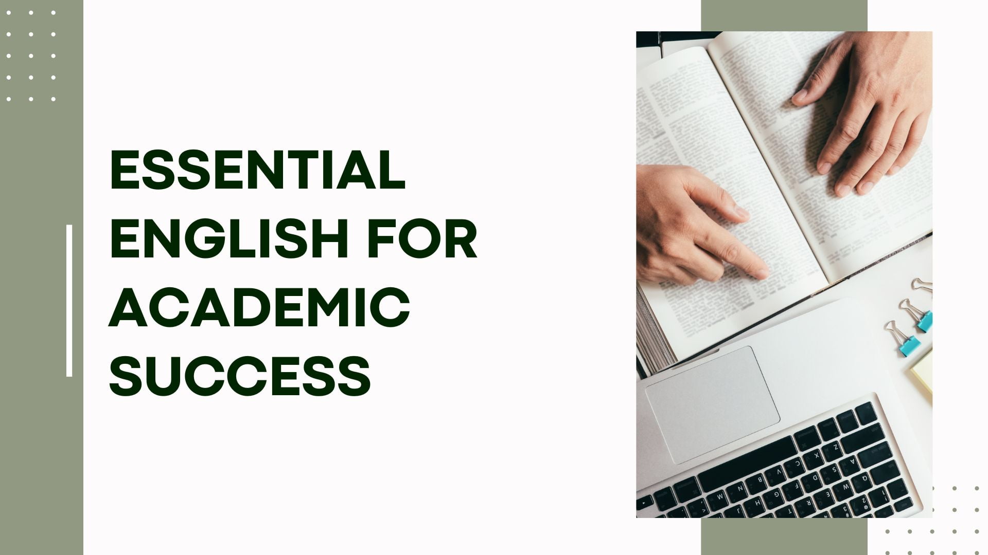 Essential English for Academic Success